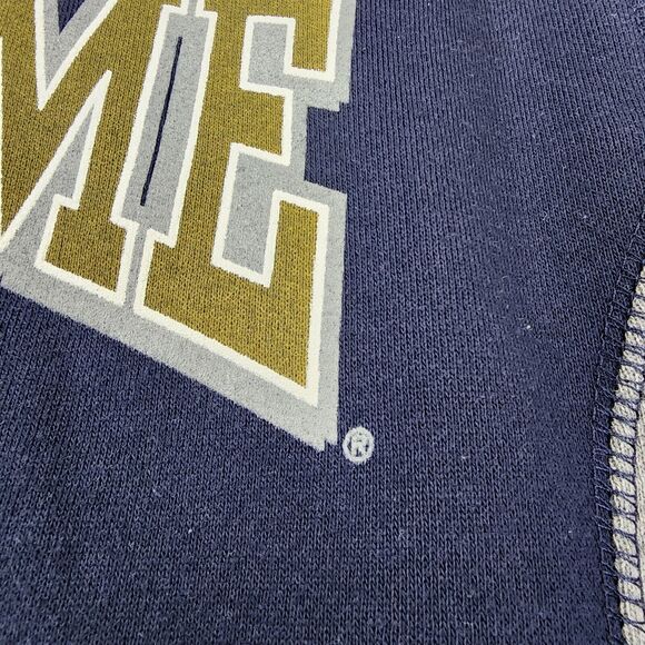 Vintage Notre Dame Fighting Irish Hoodie Mens Small Jansport Pullover Sweatshirt - Picture 11 of 14